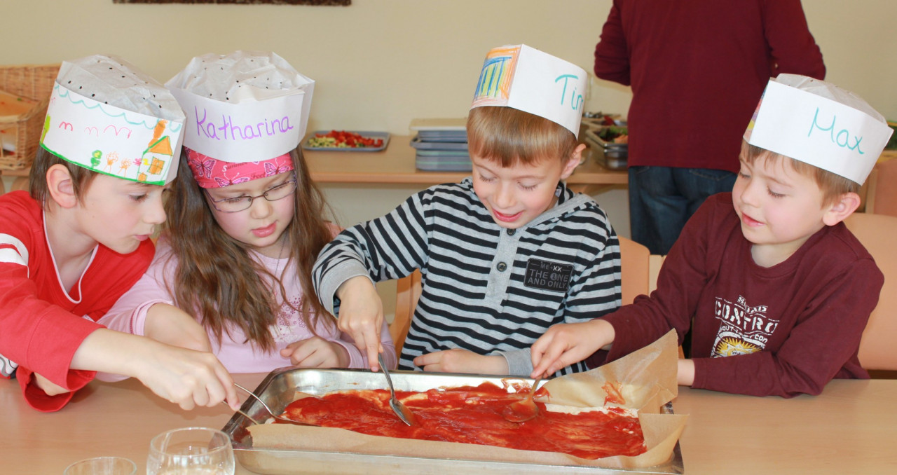 Kleine Pizzabäcker