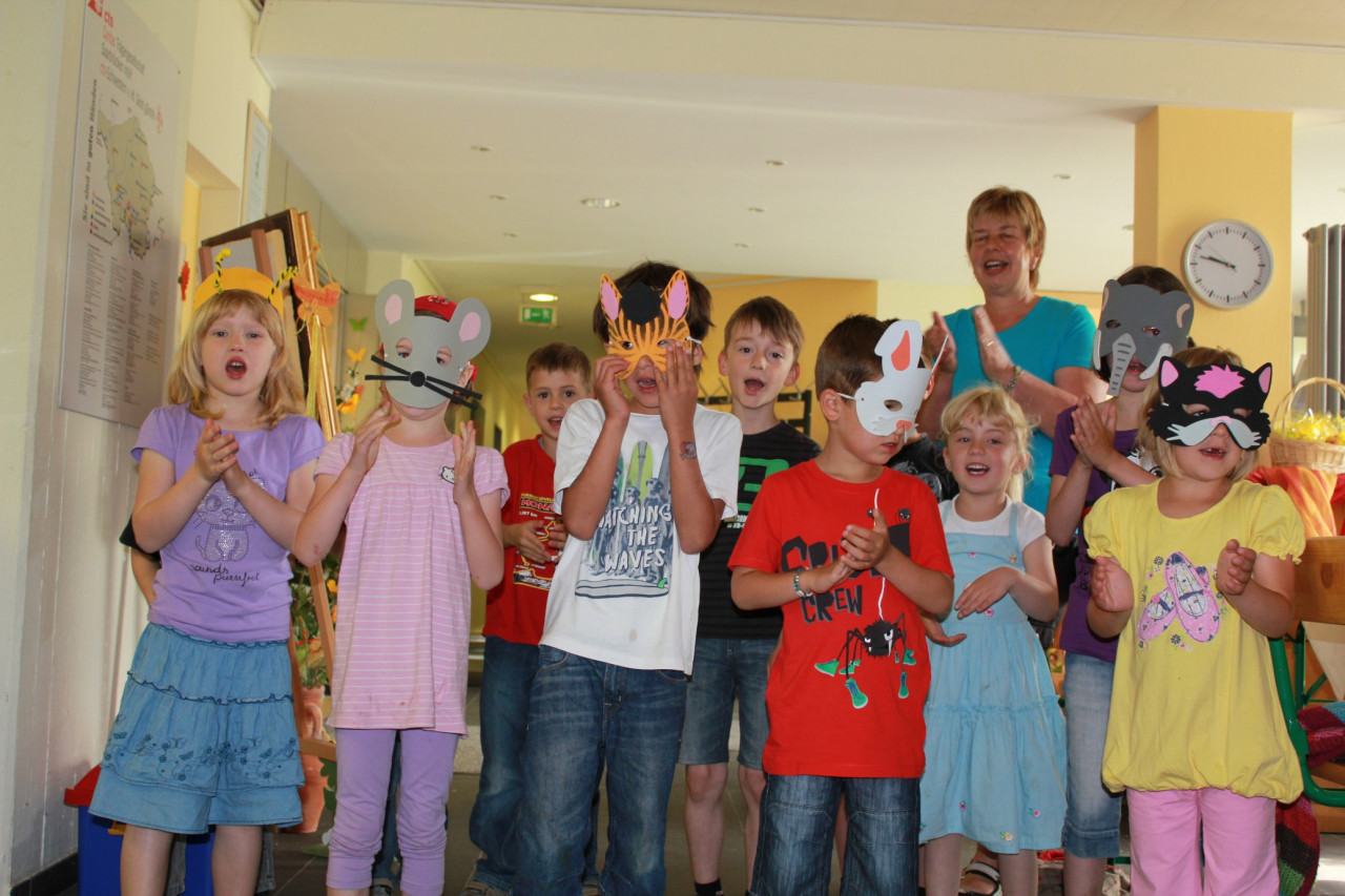 Die Kindergartenkinder zu Besuch 